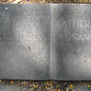 EEDEN Jan Hendrik, van 1918-1974 &amp; Catherina Susanna 1918-1983