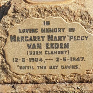 EEDEN Margaret Mary, van nee CLEMENT 1904-1947
