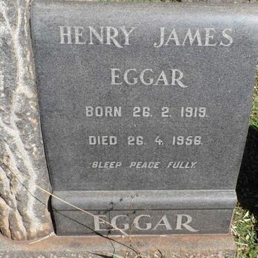 EGGAR Henry James 1919-1956