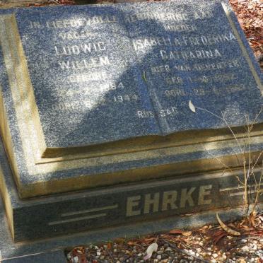 EHRKE Ludwig Willem 1884-1944 &amp; Isabella Frederika Catharina VAN DEVENTER 1892-1962