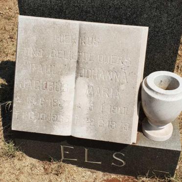 ELS Paul Jacobus 1897-1965 &amp; Johanna Maria 1901-1979