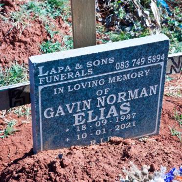 ELIAS Gavin Norman 1987-2021