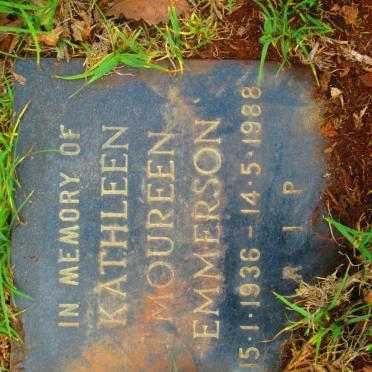 EMMERSON Kathleen Moureen 1936-1988
