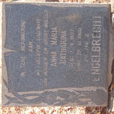 ENGELBRECHT Anna Maria Catharina 1907-1960