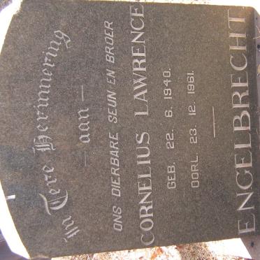ENGELBRECHT Cornelius Lawrence 1940-1961