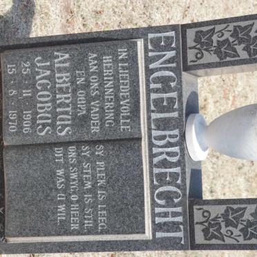 ENGELBRECHT Albertus Jacobus 1906-1970