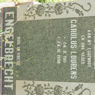 ENGELBRECHT Carolus Lourens 1911-1990