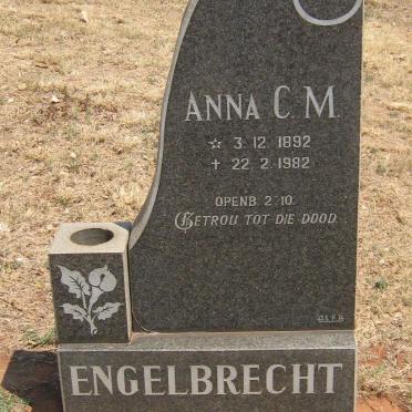ENGELBRECHT Anna C.M. 1892-1982