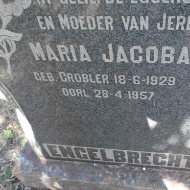 ENGELBRECHT Maria Jacoba nee GROBLER 1929-1957
