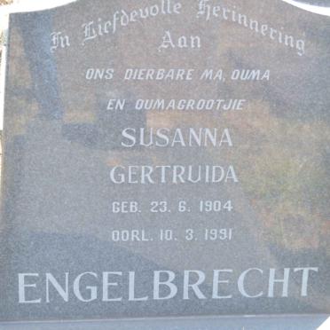ENGELBRECHT Susanna Gertruida 1904-1991