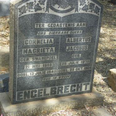 ENGELBRECHT Albertus Jacobus 1875-1966 &amp; Cornelia Magrieta SWANEPOEL 1888-1946