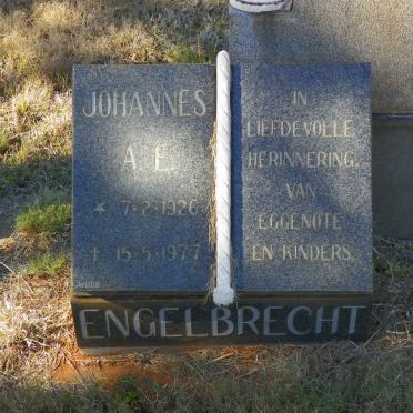 ENGELBRECHT Johannes A.E. 1926-1977