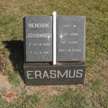 ERASMUS Hendrik Johannes 1899-1981