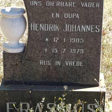 ERASMUS Hendrik Johannes 1905-1979