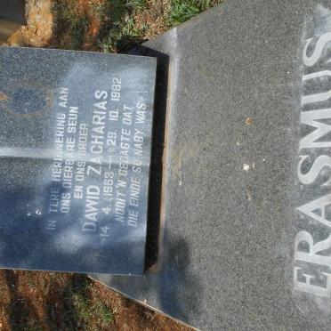 ERASMUS Dawid Zacharias 1963-1982