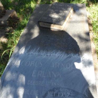 ERLANK Jacobus Arnoldus 1880-1957 &amp; Magdalena Elizabeth DE KLERK 1887-1972