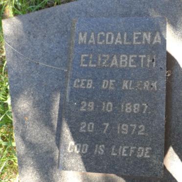 ERLANK Jacobus Arnoldus 1880-1957 &amp; Magdalena Elizabeth DE KLERK 1887-1972