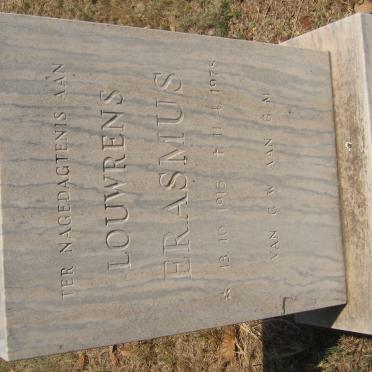 ERASMUS Louwrens 1915-1978