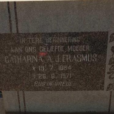 ERASMUS Catharina A.J. 1884-1971
