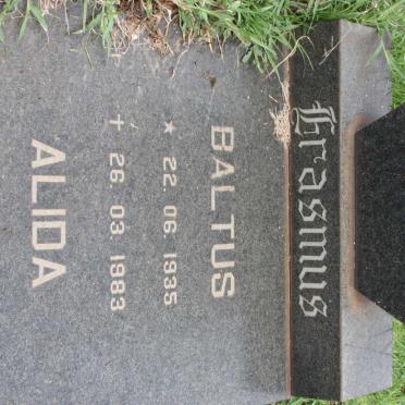 ERASMUS Baltus 1935-1983 &amp; Alida 1941-
