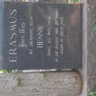 ERASMUS Hennie -1966