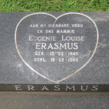 ERASMUS Eugenie Louise 1945-1986