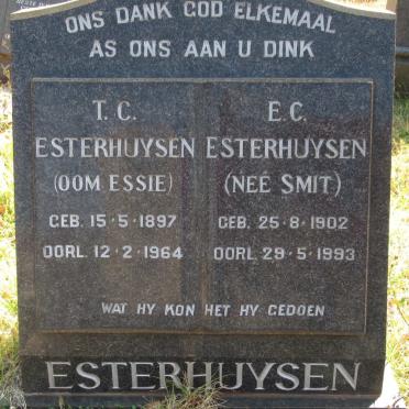 ESTERHUYSEN T.C. 1897-1964 &amp; E.C. SMIT 1902-1993