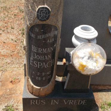 ESPACH Herman Johan 1947-1972