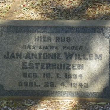 ESTERHUIZEN Jan Antonie Willem 1894-1943