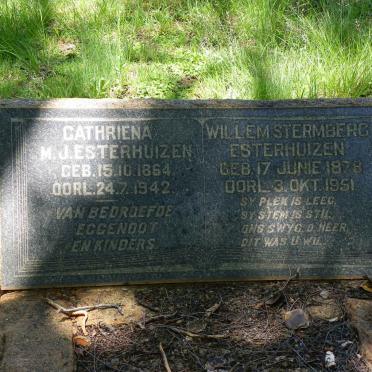 ESTERHUIZEN Willem Stermberg 1878-1951 &amp; Cathriena M.J. 1864-1942