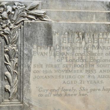 EVANS Elizabeth -1954