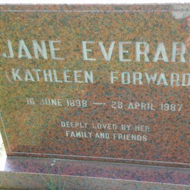 EVERARD Jane 1898-1987