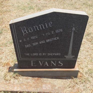 EVANS Ronnie 1926-1976