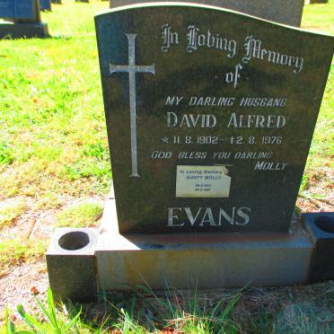 EVANS David Alfred 1902-1976 &amp; Molly
