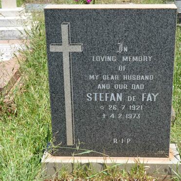 FAY Stefan, de 1921-1973