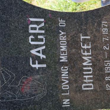 FAGRI Dhumeet 1951-1971
