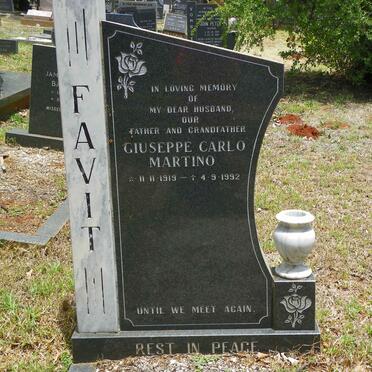 FAVIT Giuseppe Carlo Martino 1919-1992