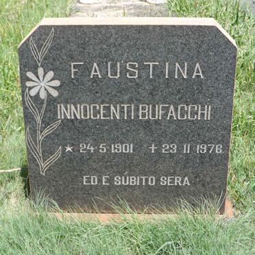 FAUSTINA Innocenti Bufacchi 1901-1976