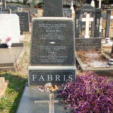 FABRIS Ignacio 1912-1962 &amp; Vera 1919-1999