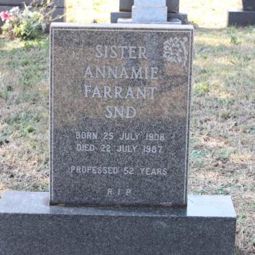 FARRANT Annamie 1908-1987