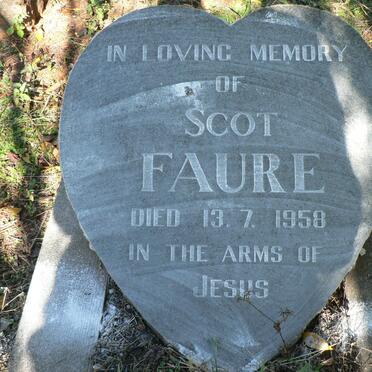 FAURE Scot -1958