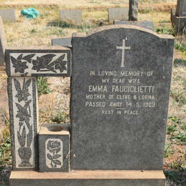 FAUCIGLIETTI Emma -1963