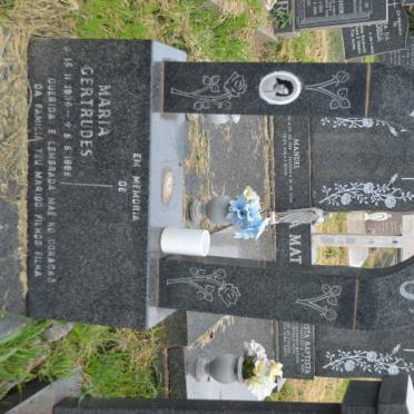 FERNANDES Maria Gertrudes 1936-1985