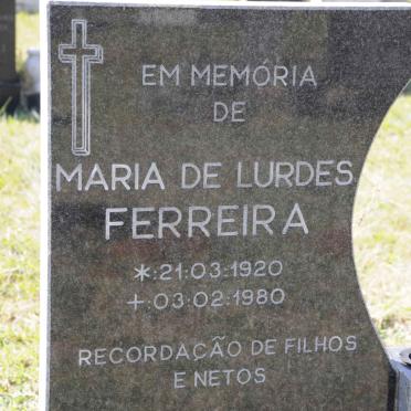 FERREIRA Maria De Lurdes 1920-1980