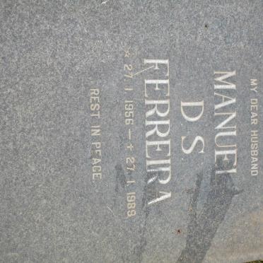 FERREIRA Manuel D.S. 1956-1989