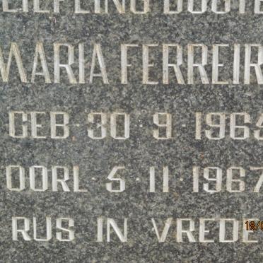 FERREIRA Maria 1965-1967