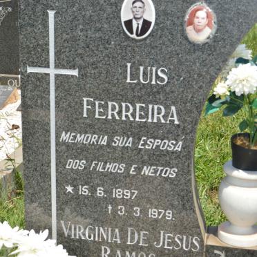 FERREIRA Luis 1897-1979 &amp; Virginia De Jesus Ramos 1902-1982