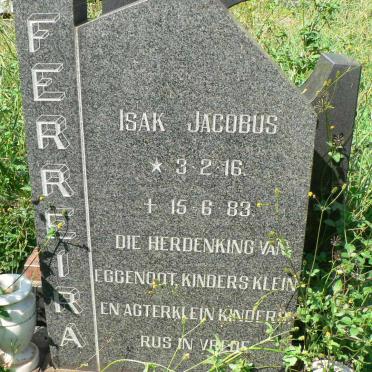 FERREIRA Isak Jacobus 1916-1983