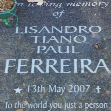 FERREIRA Lisandro Tiano Paul 2007-2007