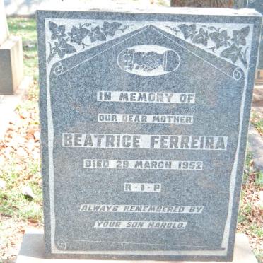 FERREIRA Beatrice -1952